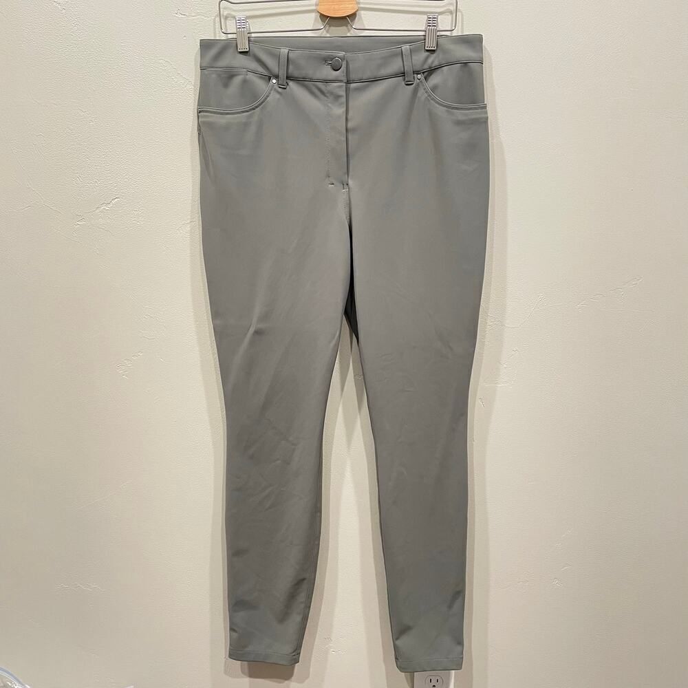 Lululemon City Sleek Slim-Fit High-Rise Pant Grey Sage - Plus Size: 33 - Picture 2 of 11